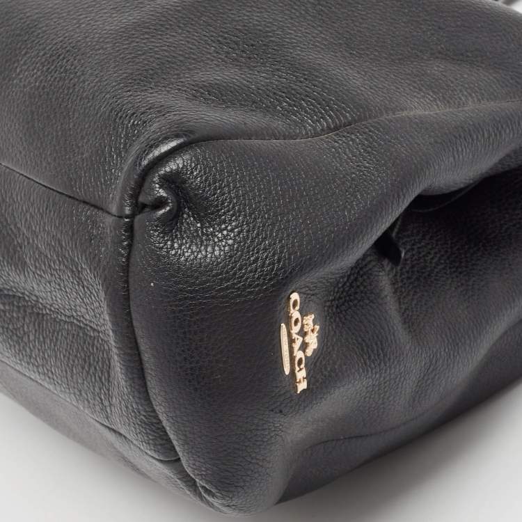 Pre Owned Coach Black Leather Phoebe Madison Shoulder Bag