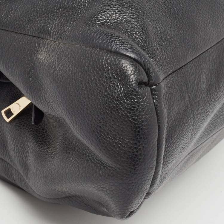 Pre Owned Coach Black Leather Phoebe Madison Shoulder Bag