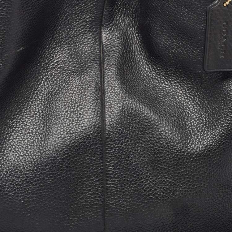 Pre Owned Coach Black Leather Phoebe Madison Shoulder Bag