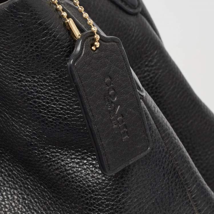 Pre Owned Coach Black Leather Phoebe Madison Shoulder Bag