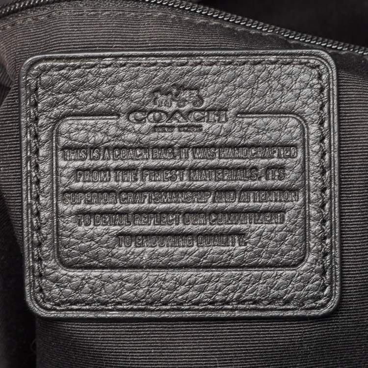 Pre Owned Coach Black Leather Phoebe Madison Shoulder Bag