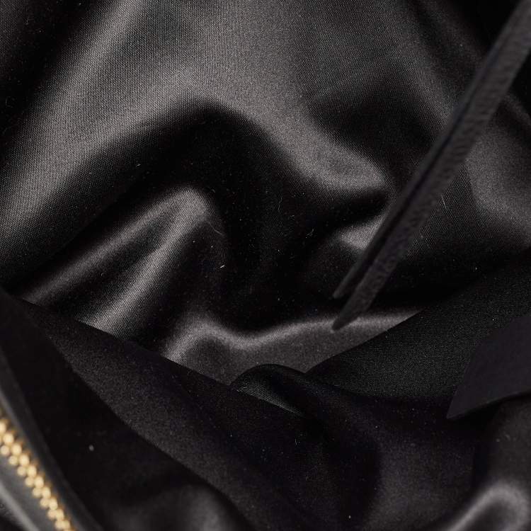 Pre Owned Coach Black Leather Borough Tote