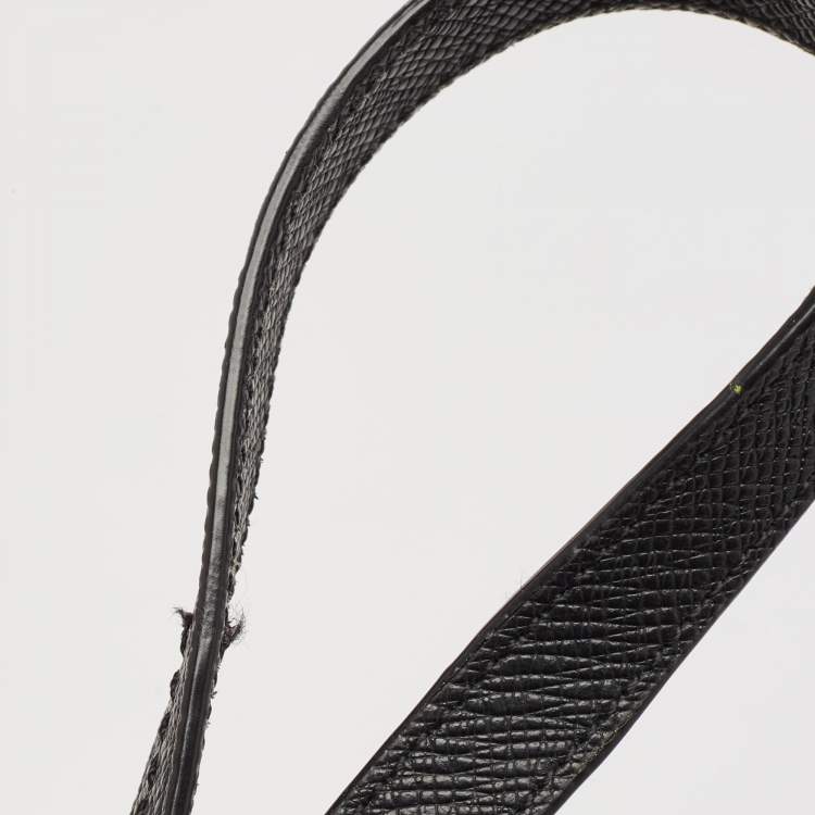 Pre Owned Cole Haan Black Nylon Zip Shopper Tote