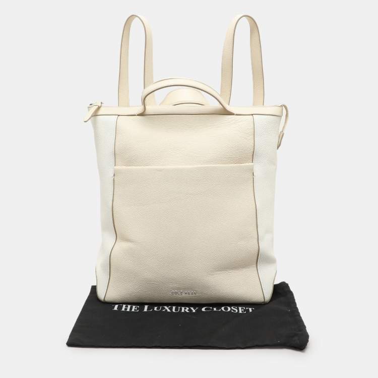 Pre Owned Cole Haan Tri-Color Block Grand Ambition Travel Backpack
