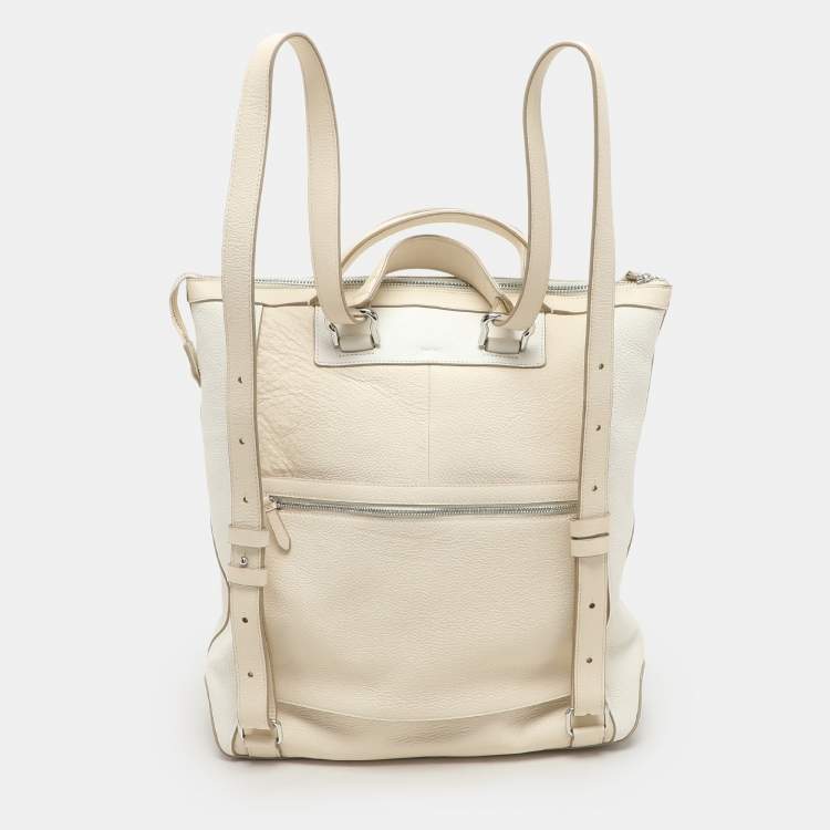 Pre Owned Cole Haan Tri-Color Block Grand Ambition Travel Backpack