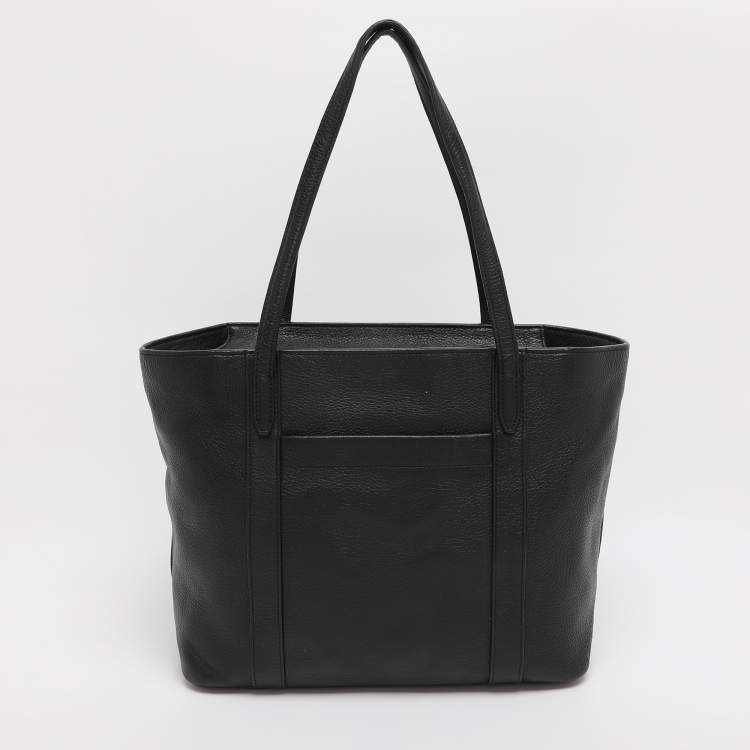 Pre Owned Cole Haan Black Leather Tote