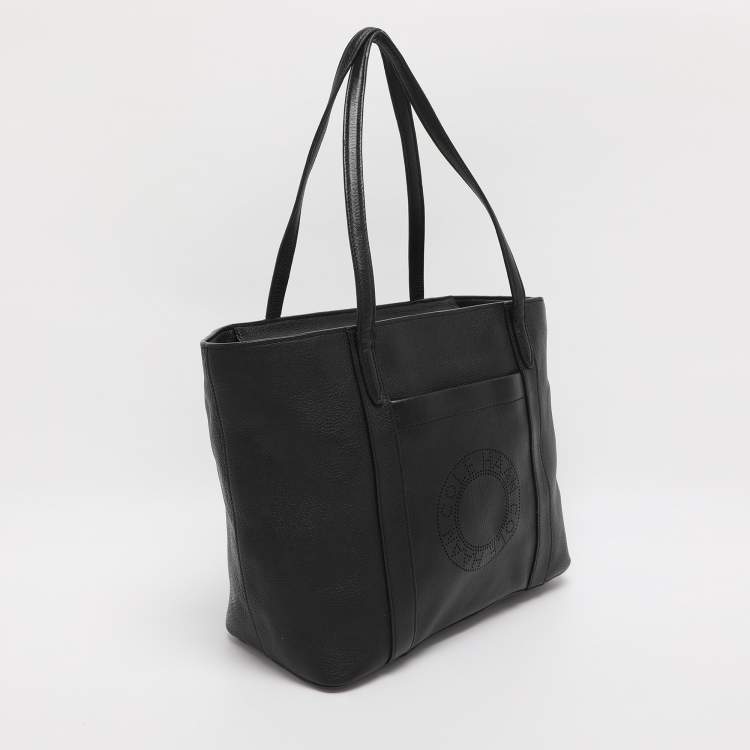 Pre Owned Cole Haan Black Leather Tote