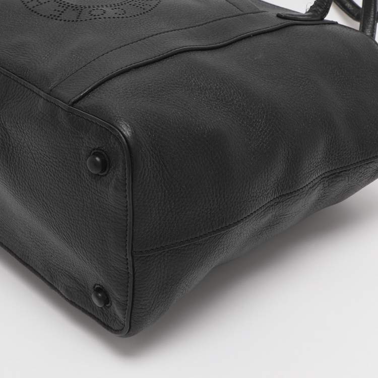 Pre Owned Cole Haan Black Leather Tote
