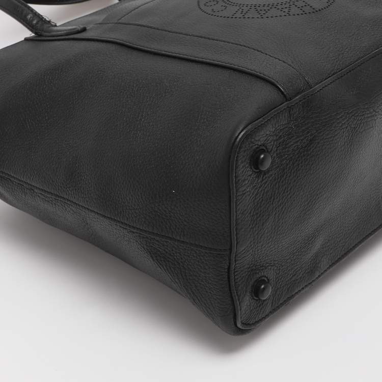 Pre Owned Cole Haan Black Leather Tote