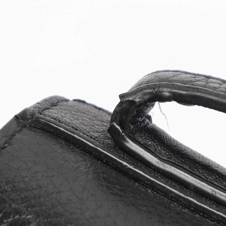 Pre Owned Cole Haan Black Leather Tote