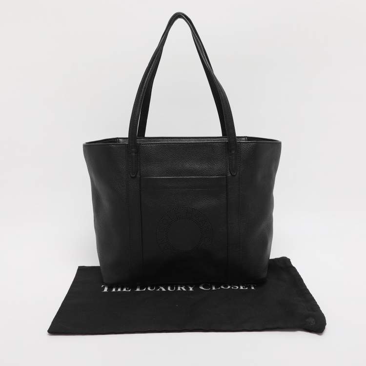Pre Owned Cole Haan Black Leather Tote