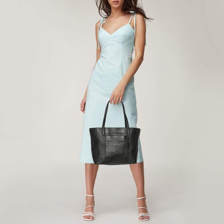 Pre Owned Cole Haan Black Leather Tote