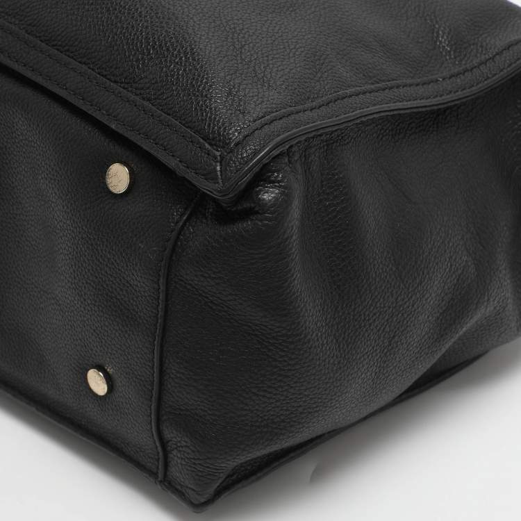 Pre Owned Cole Haan Black Leather Tote