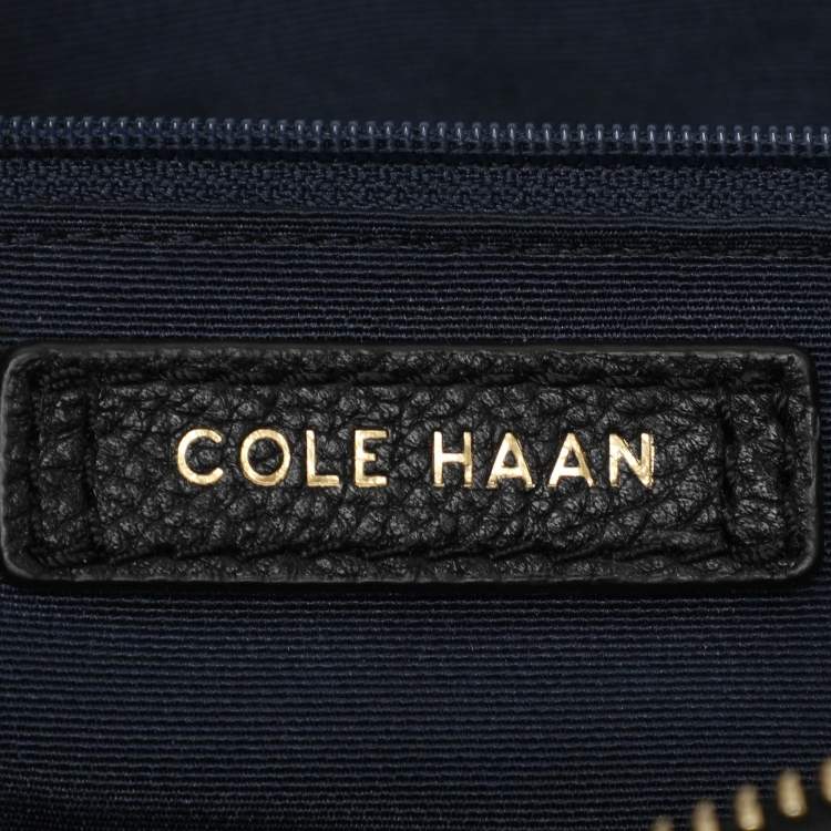 Pre Owned Cole Haan Black Leather Tote