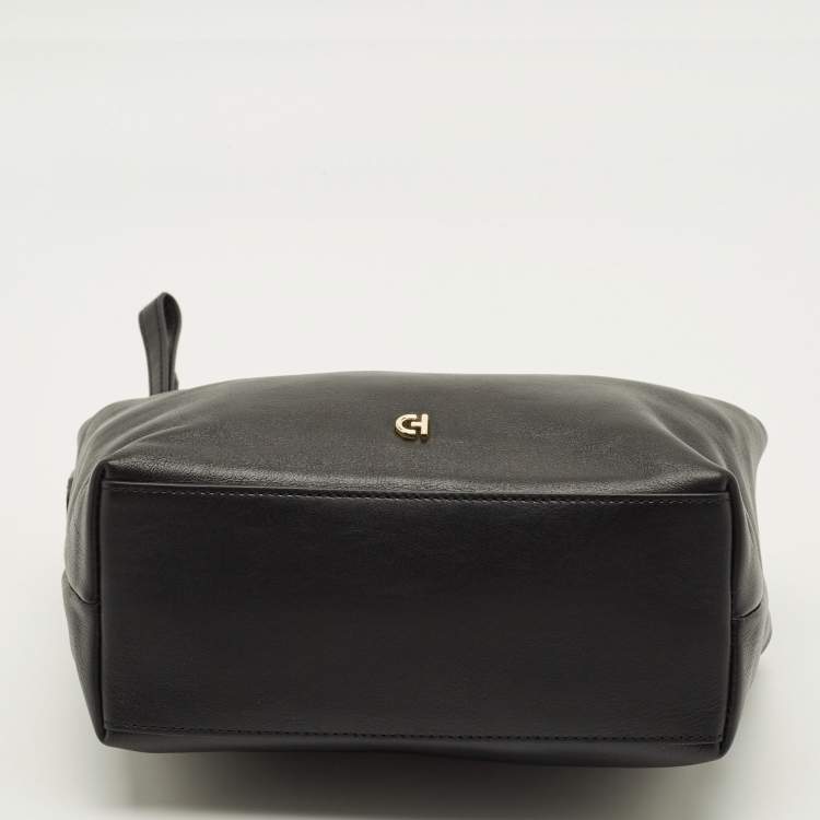 Pre Owned Cole Haan Mini Black Leather Hobo