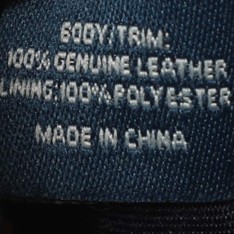 Pre Owned Cole Haan Brown Croc Embossed Leather Satchel