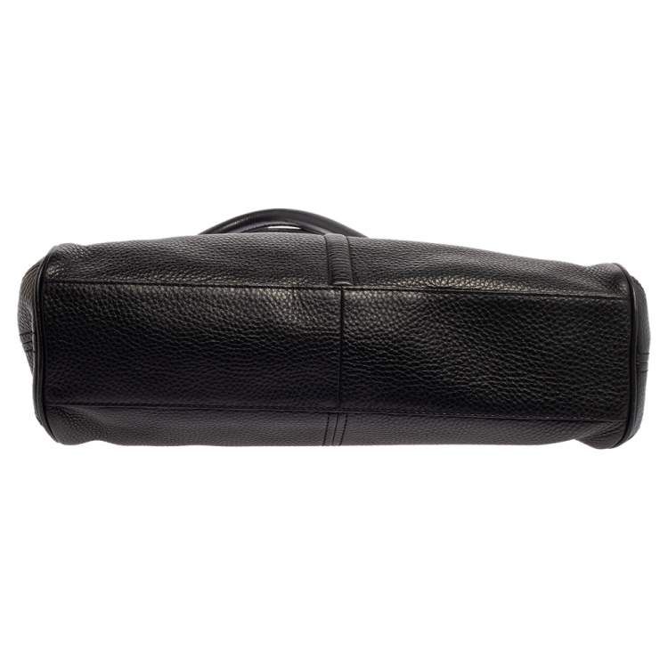 Pre Owned Cole Haan Black Leather Tote