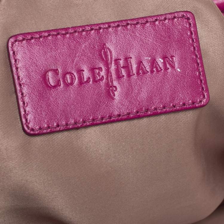 Pre Owned Cole Haan Majenta Woven Leather Tote