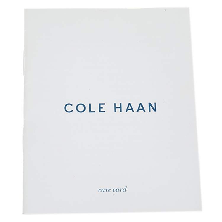 Pre Owned Cole Haan Beige Woven Leather Satchel
