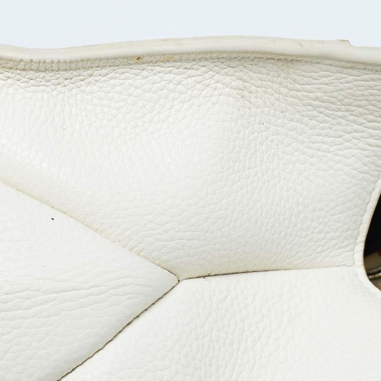Pre Owned Cole Haan Off  White Leather Grand Series Tote