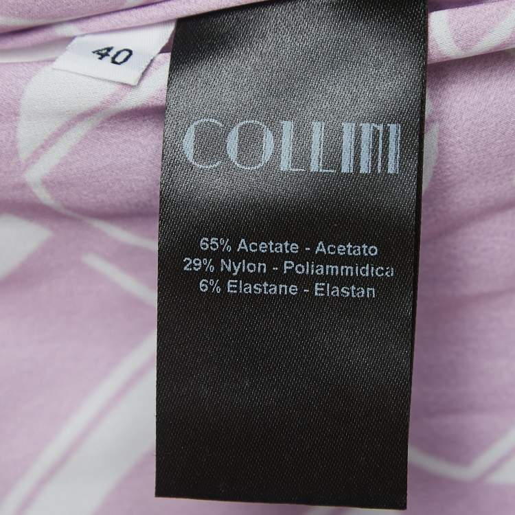 Pre Owned Collini Royal Blue Satin Ruched Strapless Mini Dress S