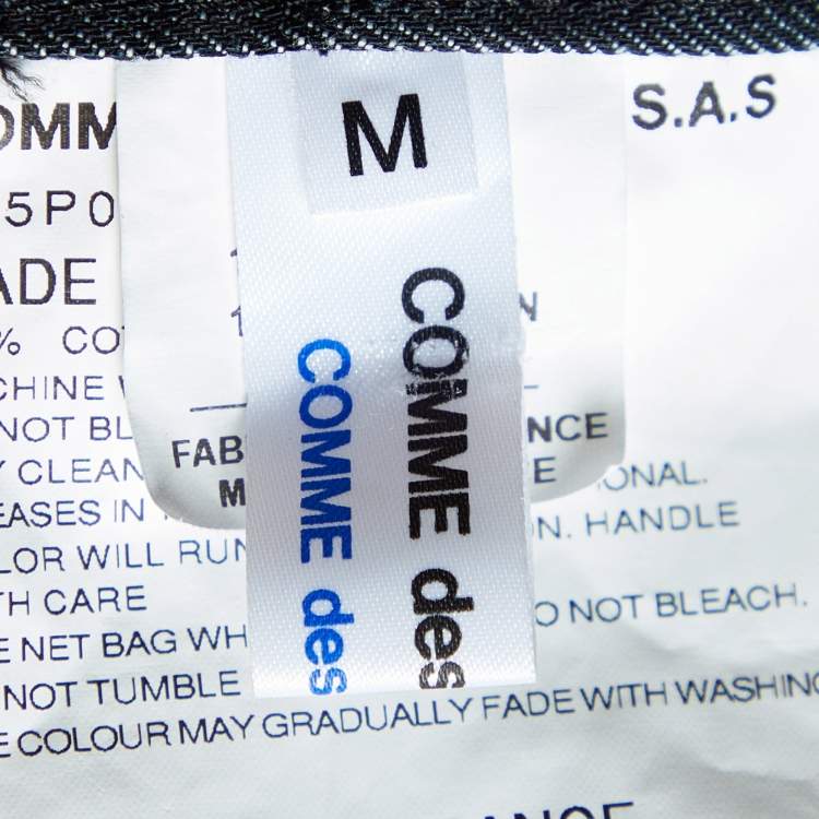 Pre Owned Comme des Garcons Grey Denim Harem Pants M