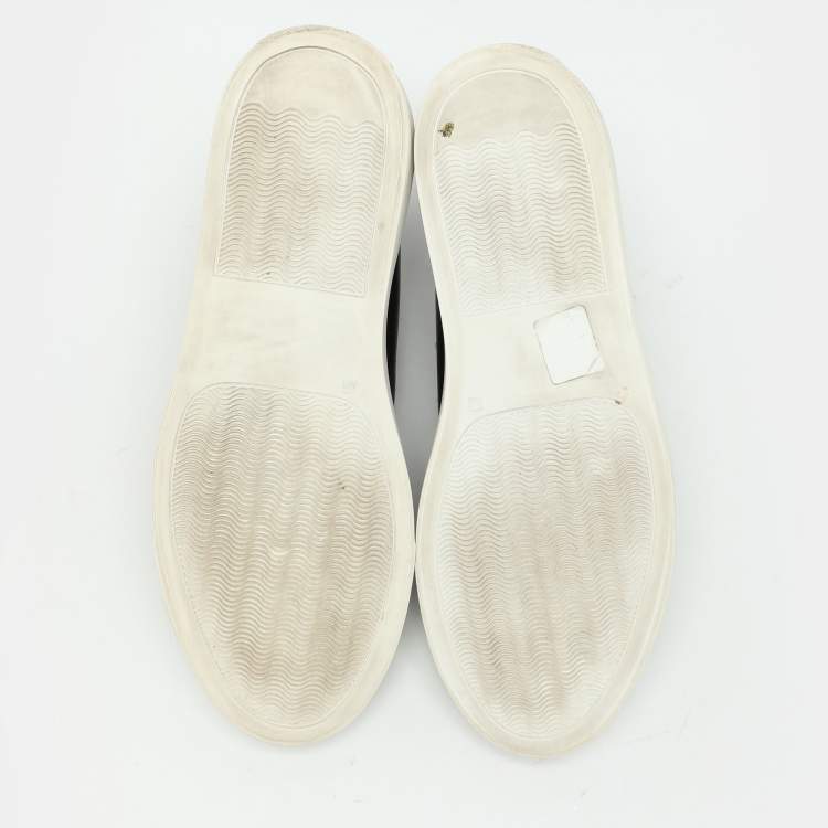 Pre Owned Common Projects Black Leather Low Top Sneakers Size 37
