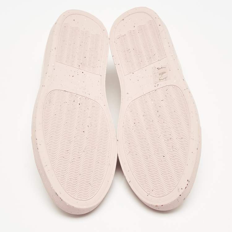 Pre Owned Common Projects Blush Pink Nubuck Leather Achilles Low Top Sneakers Size 37
