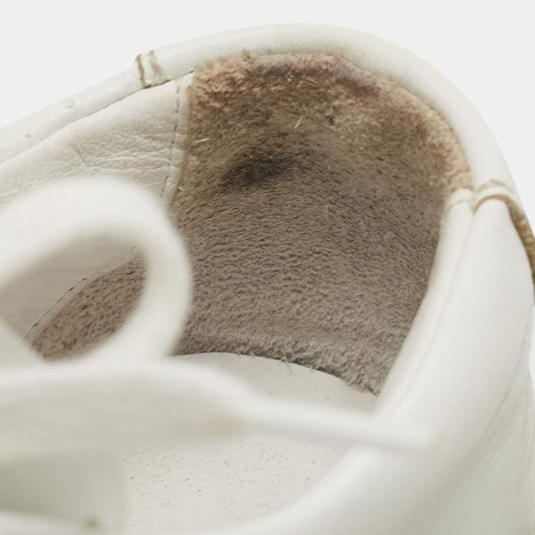 مملوكة مسبقًا Common Projects White Leather Achilles Low Top Sneakers Size 38