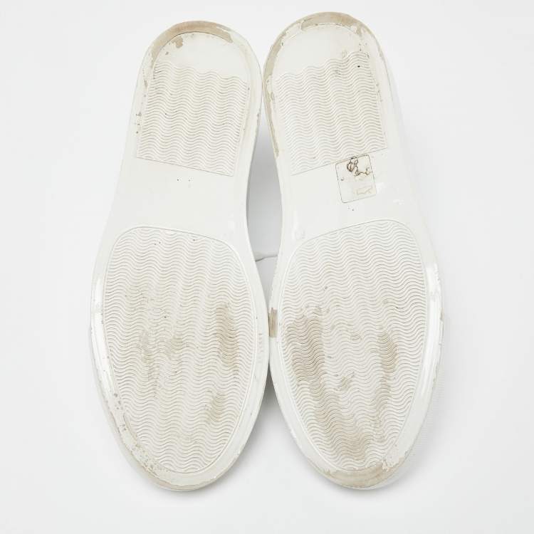 Pre Owned Common Projects White Leather Achilles Sneakers Size 39