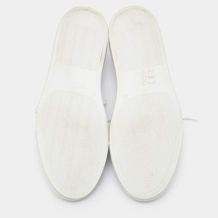 Pre Owned Common Projects White Leather Achilles Sneakers Size 39