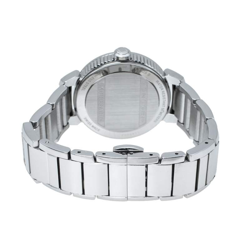 Pre Owned Concord Mother Of Pearl Stainless Steel Diamond Impresario CC.06.3.14.1120S Women's Wristwatch 32 mm