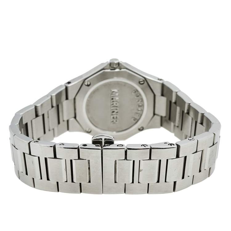 Pre Owned Concord Black Stainless Steel Diamond Mariner 14.E3.1840.1 S Women's Wristwatch 26 mm