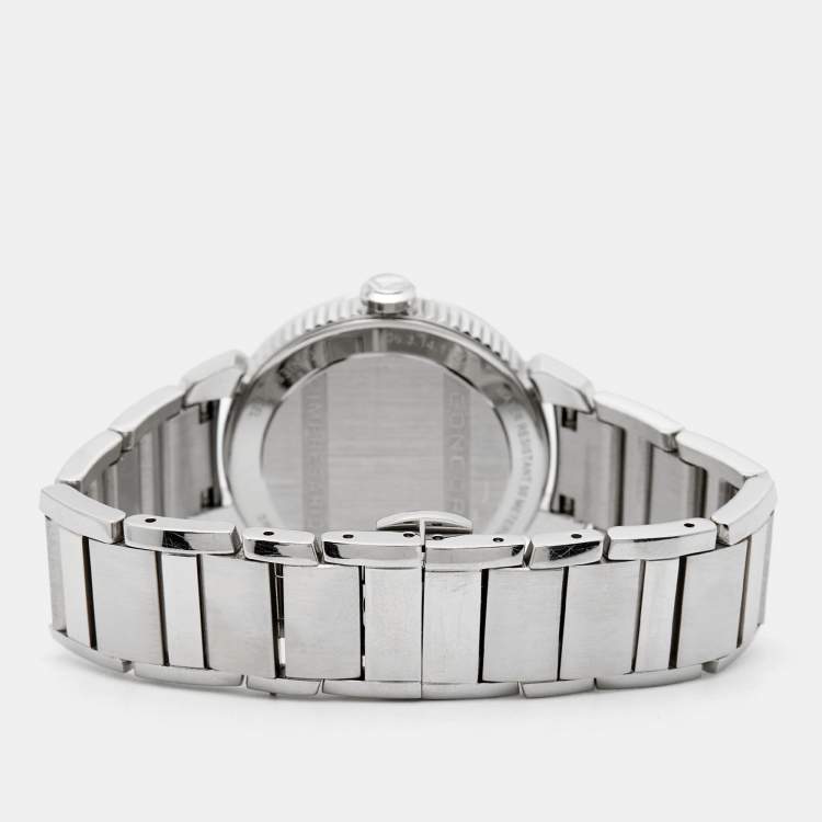 Pre Owned Concord Mother Of Pearl Stainless Steel Diamond Impresario CC.06.3.14.1120S Women's Wristwatch 32 mm