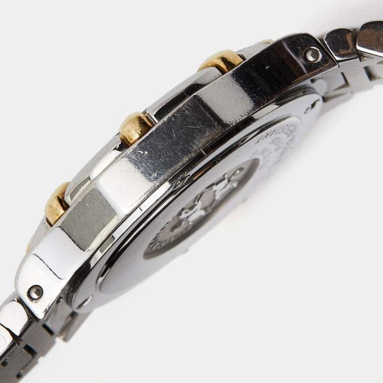 Pre Owned Concord White Two-Tone Stainless Steel Saratoga 115.73.287.G Women's Wristwatch 23 mm