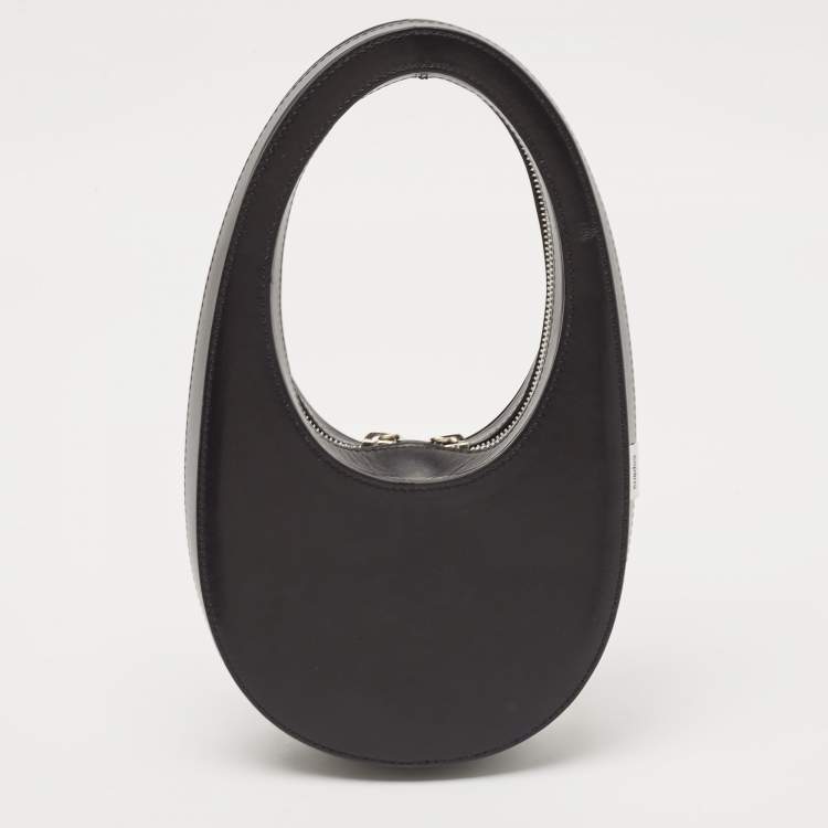 Pre Owned Coperni Black Leather Swipe Hobo