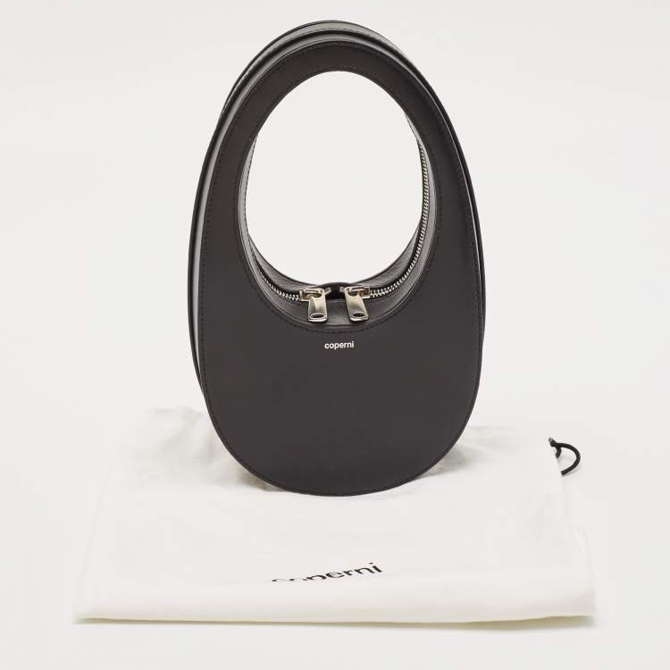 Pre Owned Coperni Black Leather Swipe Hobo