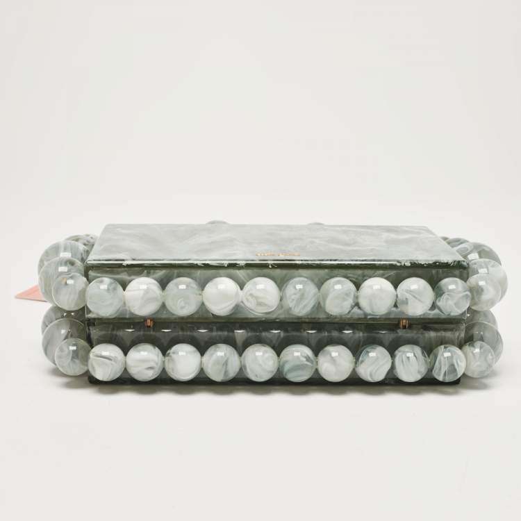 Pre Owned Cult Gaia Grey Acrylic Seaspray EOS Clutch