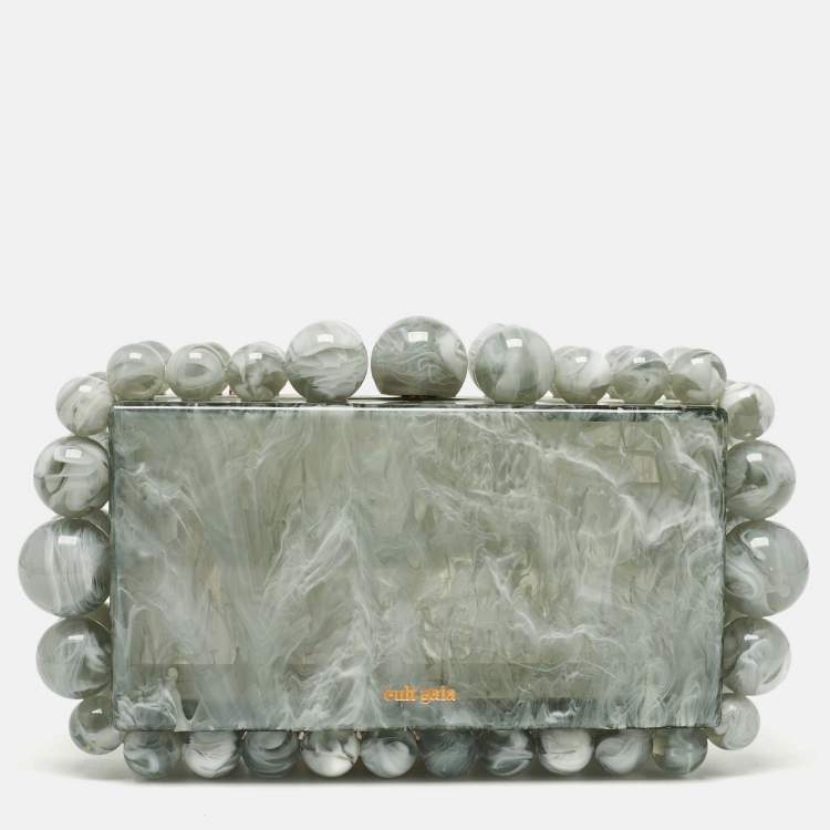 Pre Owned Cult Gaia Grey Acrylic Seaspray EOS Clutch