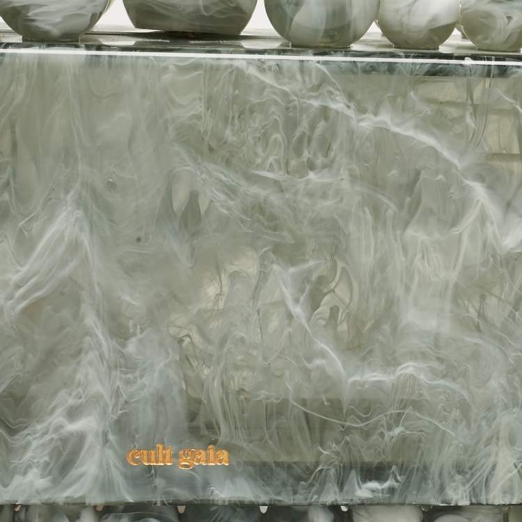 Pre Owned Cult Gaia Grey Acrylic Seaspray EOS Clutch