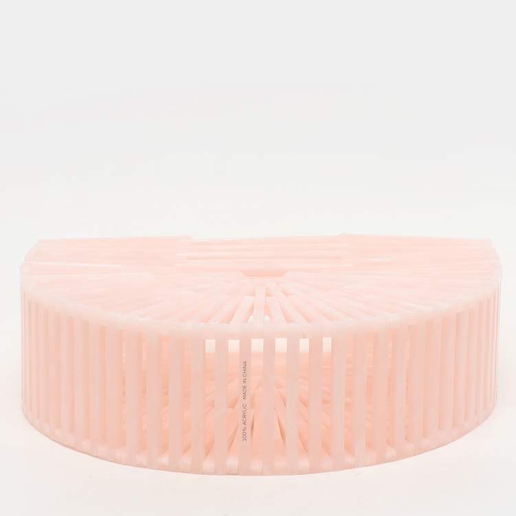 Pre Owned Cult Gaia Pink Acrylic Mini Ark Bag