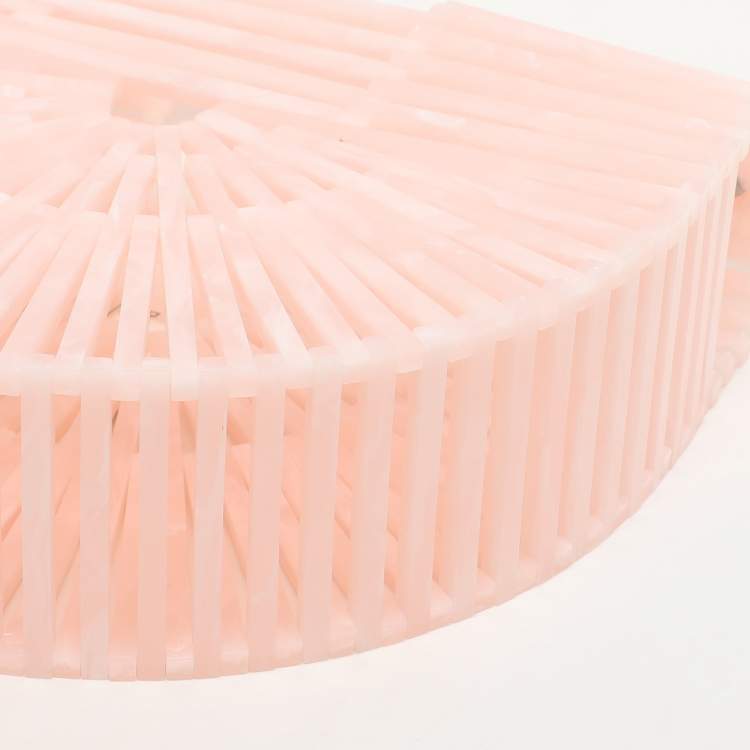 Pre Owned Cult Gaia Pink Acrylic Mini Ark Bag