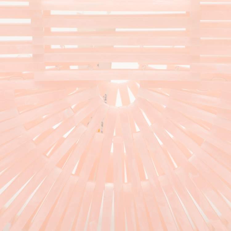 Pre Owned Cult Gaia Pink Acrylic Mini Ark Bag