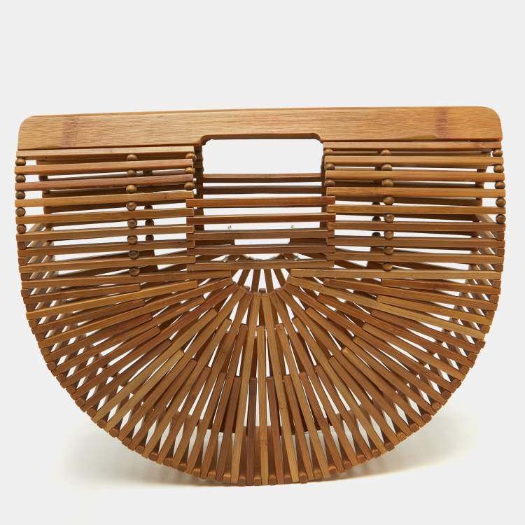 Pre Owned Cult Gaia Brown Bamboo Ark Bag