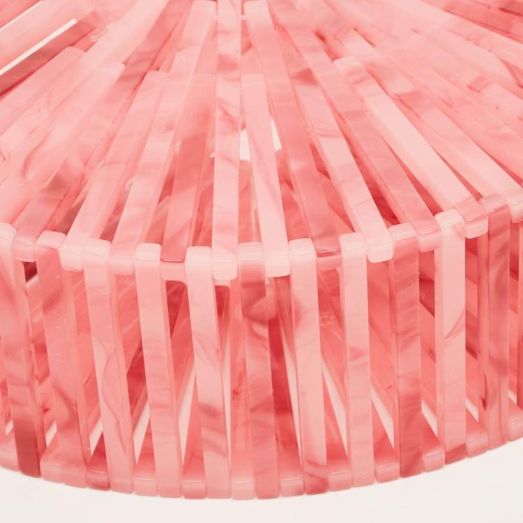 مملوكة مسبقًا Cult Gaia Ark Mini Pink Acrylic Clutch