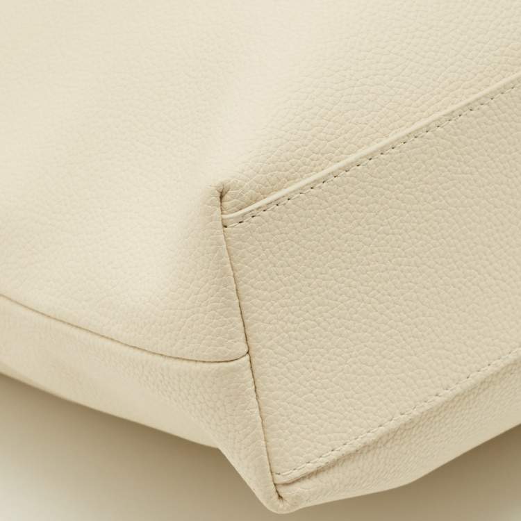 Pre Owned Cult Gaia Reza Off White Leather Tote