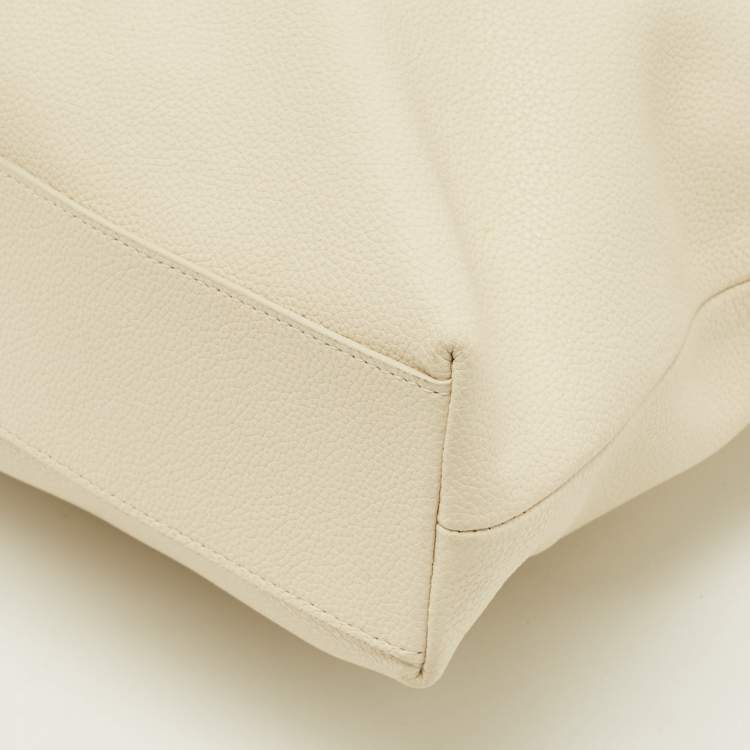 Pre Owned Cult Gaia Reza Off White Leather Tote