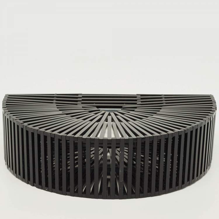 Pre Owned Cult Gaia Ark Black Acrylic Clutch