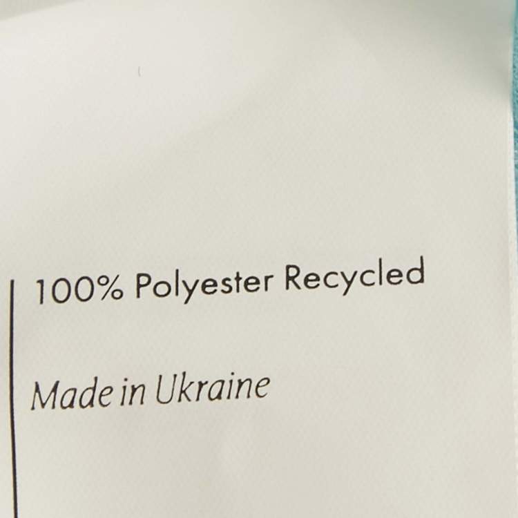 Pre Owned Cultnaked Blue Sequin Ruche Moon Dress M