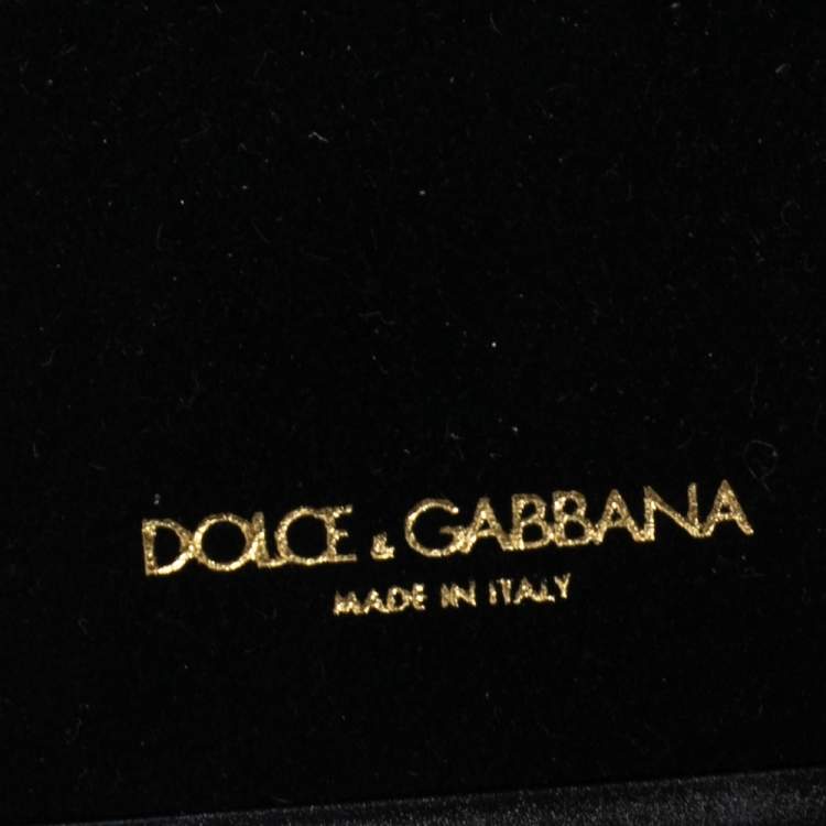 Pre Owned Dolce & Gabbana Multicolor Leather Pineapple Crystal Embellished iPhone 7 Cover